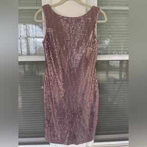 NW Nightway Women's Mini Mauve Cocktail Dress